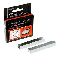 Скобы для мебельного степлера 10х0,7 мм тип 53, каленые, "Stelgrit" (1000 шт./уп.), 655003 Скобы для мебельного степлера 10х0,7 мм тип 53, каленые, "Stelgrit" (1000 шт./уп.), 655003