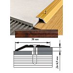 Порог АЛ-168-С 1,35м КАПО ,Кант, 32 мм Порог АЛ-168-С 1,35м КАПО ,Кант, 32 мм