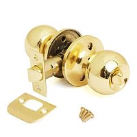 Ручка межкомн. Латунина 607 PB/ BK (GP/BK) полир.латунь KL3-2-2 Ручка межкомн. Латунина 607 PB/ BK (GP/BK) полир.латунь KL3-2-2