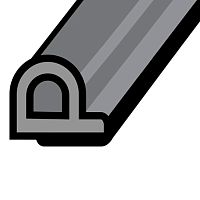 Уплотнитель SD-39 Р 9х5,5 мм, серый (100 м - 2х50 м) (уп. 6 шт.), PROFITRAST Уплотнитель SD-39 Р 9х5,5 мм, серый (100 м - 2х50 м) (уп. 6 шт.), PROFITRAST