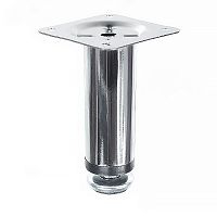 Ножка мебельная 30х100 мм, регулируемая, хром, 109306 Ножка мебельная 30х100 мм, регулируемая, хром, 109306