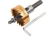 Коронка кольцевая по металлу, 32 мм, HSS сталь, титановое покрытие, 36869 Коронка кольцевая по металлу, 32 мм, HSS сталь, титановое покрытие, 36869