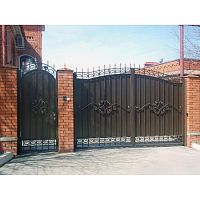 Ворота ОСАТ 15-52 зашитые листом Ворота ОСАТ 15-52 зашитые листом