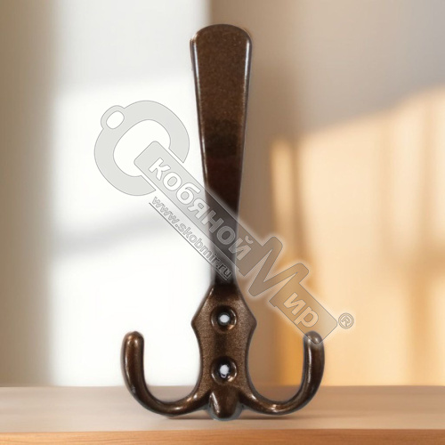 Крючок мебельный большой бронзовый металлик, (30), КМ-1 