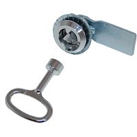 Замок щитовой (MS-705-3) d=22 мм поворот 90°, ригель прямой Lпол.=55 мм, ключ 3-х угол., 0073 Замок щитовой (MS-705-3) d=22 мм поворот 90°, ригель прямой Lпол.=55 мм, ключ 3-х угол., 0073