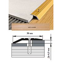 Порог АЛ-168-С 0,9м АКАЦИЯ ,Кант, 32 мм Порог АЛ-168-С 0,9м АКАЦИЯ ,Кант, 32 мм