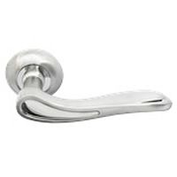 Ручка дверная MORELLI,МН-26 SC/CP "London Eye "мат.хром/пол.хром Ручка дверная MORELLI,МН-26 SC/CP "London Eye "мат.хром/пол.хром