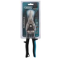 Ножницы по металлу прямые 250 мм, двухкомпонентные рукоятки, сталь CrMo, "PIRANHA" Gross, 78325 Ножницы по металлу прямые 250 мм, двухкомпонентные рукоятки, сталь CrMo, "PIRANHA" Gross, 78325