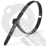 Хомут-стяжка, нейлон, черный 4,8(5,0)х400 /100/ фото 2 Хомут-стяжка, нейлон, черный 4,8(5,0)х400 /100/ фото 2