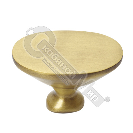 Ручка кнопка модерн старая бронза, 07110-013 Ручка кнопка модерн старая бронза, 07110-013