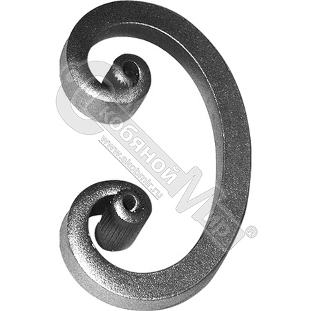 Вензель 135х75 мм квадрат 12 0800Т Вензель 135х75 мм квадрат 12 0800Т