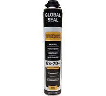 Пена монтажная профессиональная под пистолет, Global Seal Gold 70+ всесезонная, 850 г Пена монтажная профессиональная под пистолет, Global Seal Gold 70+ всесезонная, 850 г