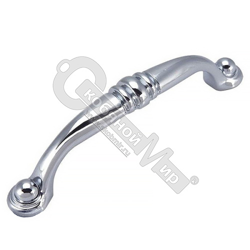 Ручка-скоба мебельная 96 мм CP хром Boyard, RS081/96***