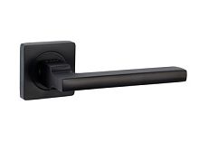 Дверные ручки S-Locked A-120 BL/BL матовый черный 122764 Дверные ручки S-Locked A-120 BL/BL матовый черный 122764