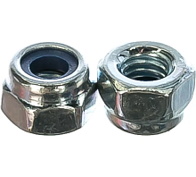 Гайка самоконтрящаяся М4 DIN985 А2-70 с нейлоновым кольцом /50/ Гайка самоконтрящаяся М4 DIN985 А2-70 с нейлоновым кольцом /50/