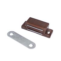 Защелка мебельная магнитная 42 мм, коричневый, 9495 /5/ Защелка мебельная магнитная 42 мм, коричневый, 9495 /5/