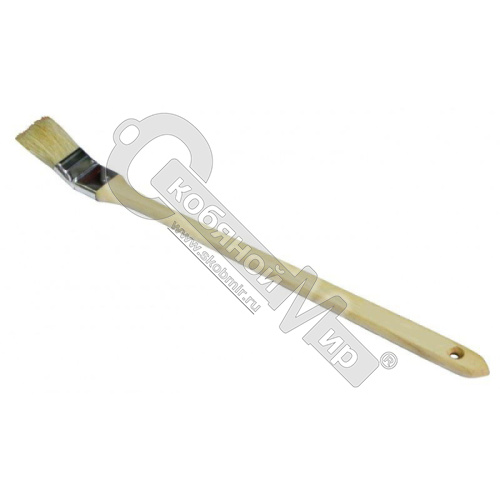 Кисть радиаторная 38 мм 1,5", натуральная щетина, дер. ручка,  0713888KL-16