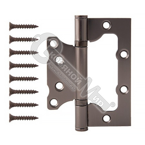 Петля накладная Code Deco 100*75*2,5-B2-GRF 00030171/графит