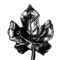 Лист кованый виноградный 120х75х4 мм SK22.31.1/661/4 Лист кованый виноградный 120х75х4 мм SK22.31.1/661/4