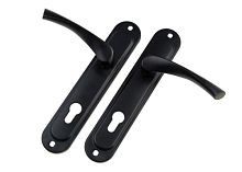 Ручки на планке 85 S-Locked 185-223m BL черный матовый (20) 122690 Ручки на планке 85 S-Locked 185-223m BL черный матовый (20) 122690