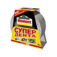 Армированная клейкая лента "Супер Лента Момент" 10 м, серебро, 1760304*** Армированная клейкая лента "Супер Лента Момент" 10 м, серебро, 1760304***