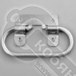 Ручка откидная № 1 (136х93 мм) ГОСТ 16561-76, цинк, 13002 /50/ фото 2 Ручка откидная № 1 (136х93 мм) ГОСТ 16561-76, цинк, 13002 /50/ фото 2