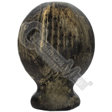 Навершие кованое шар 54х77 мм d32 мм 18255 Навершие кованое шар 54х77 мм d32 мм 18255