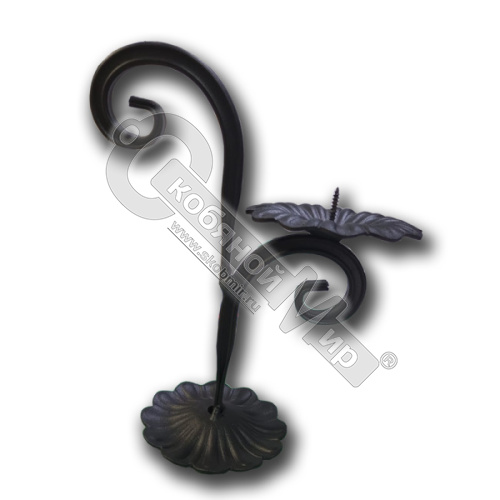 Подсвечник с одной свечой "Завиток" СП