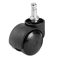 Опора колесная поворотная с толстым болтом, диам.50мм, с метал.арм., усил.пластик.413 100/500)*** Опора колесная поворотная с толстым болтом, диам.50мм, с метал.арм., усил.пластик.413 100/500)***