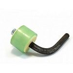 Ролик поддерж. фторопласт атмосферостойкий гнутый с силиконом К1001 Ролик поддерж. фторопласт атмосферостойкий гнутый с силиконом К1001