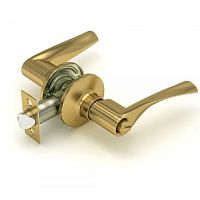 Ручка межкомн.Латунина 6972 SB/ BK мат.латунь Ручка межкомн.Латунина 6972 SB/ BK мат.латунь