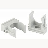 Клипса-крепеж для трубы d=32 мм (cерый), ЭРА, CLIP-32 /50/ Клипса-крепеж для трубы d=32 мм (cерый), ЭРА, CLIP-32 /50/