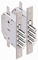 Замок врезной Гранит 1.06.42.5 ./лев.,никель,сувальдн.,стержни 3шт. диам.18мм,тяги,под фалевую ручку Замок врезной Гранит 1.06.42.5 ./лев.,никель,сувальдн.,стержни 3шт. диам.18мм,тяги,под фалевую ручку