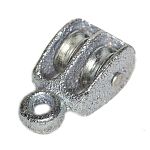 Блок двойной металлический 9мм/40мм /1/ Блок двойной металлический 9мм/40мм /1/