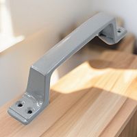 Ручка-скоба дверная  РС-100-С серый метал. (50/200)