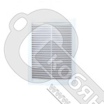 Решетка вентиляционная вытяжная 200х300 мм, АБС, 2030РЦ фото 2 Решетка вентиляционная вытяжная 200х300 мм, АБС, 2030РЦ фото 2