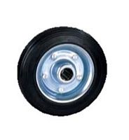 Колесо промышленное на ось без кроншт. C46, 100х30 мм, подшип. ролик., черн.резина, нагрузка 75кг Колесо промышленное на ось без кроншт. C46, 100х30 мм, подшип. ролик., черн.резина, нагрузка 75кг