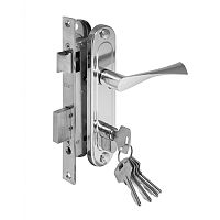 Замок врезной ЗВ7-70.4 (хром) (15) Замок врезной ЗВ7-70.4 (хром) (15)