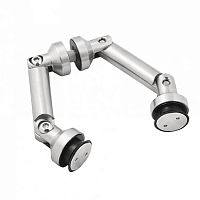 Крепление на 3 стекла регулированное 103 мм ORMAN (оп002873) арт.OR-626.103_SSS Крепление на 3 стекла регулированное 103 мм ORMAN (оп002873) арт.OR-626.103_SSS