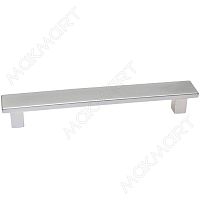 Ручка-скоба мебельная 128 мм 02 хром, 9077*** Ручка-скоба мебельная 128 мм 02 хром, 9077***