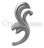 Лист кованый левый 110х56х4 мм SK22.29.1L Лист кованый левый 110х56х4 мм SK22.29.1L