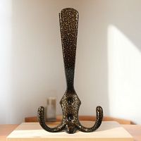 Крючок мебельный большой антик бронза, (30), КМ-1 