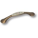 Ручка-скоба 128 мм BRASS керамика, старая бронза, 9841-831*** Ручка-скоба 128 мм BRASS керамика, старая бронза, 9841-831***