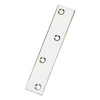 Пластина крепежная 1/2х100 мм, цинк /5/*** Пластина крепежная 1/2х100 мм, цинк /5/***