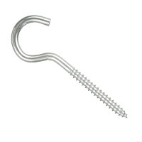 Шуруп-крючок (полукольцо), цинк 4х20 /50/ Шуруп-крючок (полукольцо), цинк 4х20 /50/