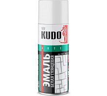 Эмаль-аэрозоль универсальная KUDO, белый глянцевый (0,52 л), KU-1001 Эмаль-аэрозоль универсальная KUDO, белый глянцевый (0,52 л), KU-1001