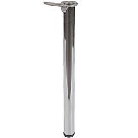 Нога барная 820х60 мм, центральное крепление, матовый хром /4/, 12018 / 109504 Нога барная 820х60 мм, центральное крепление, матовый хром /4/, 12018 / 109504