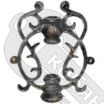 Вставка в балясину двойная 140х168 мм d17 мм 81620 фото 2 Вставка в балясину двойная 140х168 мм d17 мм 81620 фото 2