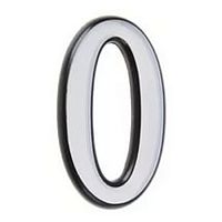 Цифра дверная АЛЛЮР пластик"0"хром Цифра дверная АЛЛЮР пластик"0"хром