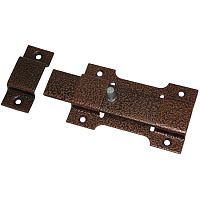 Засов накладной с плоским ригелем Делга медь 25шт/уп Засов накладной с плоским ригелем Делга медь 25шт/уп